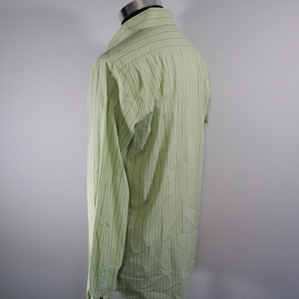 Express Shirt Mens Medium 15-15.5 1MX Modern‎ Fit Button Up Striped Long Sleeve - Picture 5 of 8